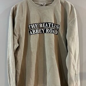 The Beatles Abbey Road Beige Sweatshirt